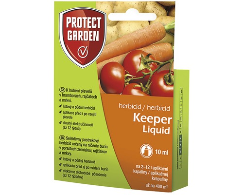 Herbicid Keeper Liquid k hubení plevelů v bramborách, rajčatech a mrkvi 10 ml