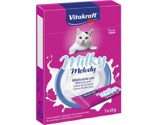 Mléčný krém pro kočky Vitakraft Milky Melody 70 g 7 ks