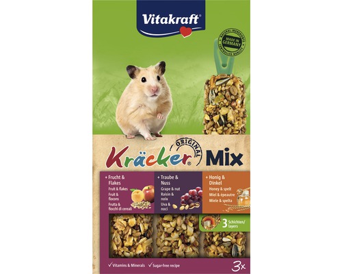 Krmivo pro křečky Vitakraft Kräcker 168 g-0