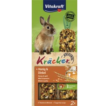 Pamlsky pro zakrslé králíky Vitakraft Kräcker® s medem a špaldou 2 ks 112 g-thumb-0