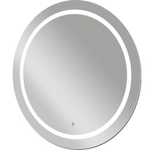 Kulaté zrcadlo do koupelny s LED osvětlením Sivler Sun Ø 78 cm-thumb-3