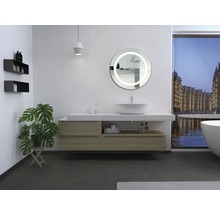 Kulaté zrcadlo do koupelny DSK Silver Sun LED Ø 59 cm-thumb-3
