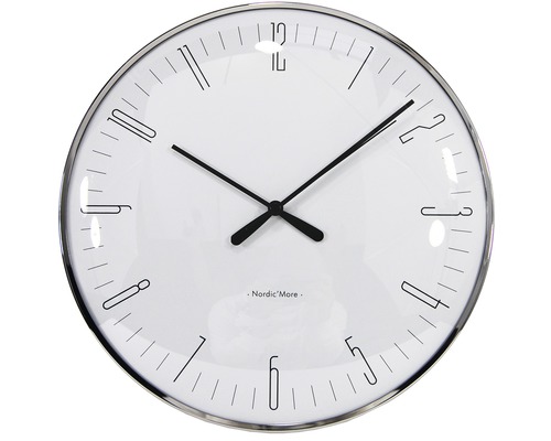 Nástěnné hodiny Hunter bílé Ø 30 cm