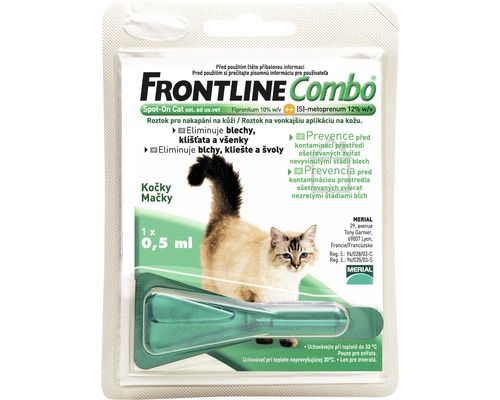 Antiparazitní roztok pro kočky Frontline Combo