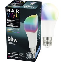 LED žárovka Flair ViYu E27 9,5W/60W 806lm 1800-6500K kompatibilní se SMART HOME by hornbach-thumb-4