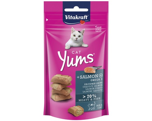Pamlsky pro kočky Vitakraft Cat Yums losos 40 g