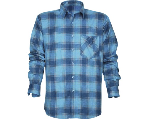 Flanelová košile URBAN, modrá vel. 39-40