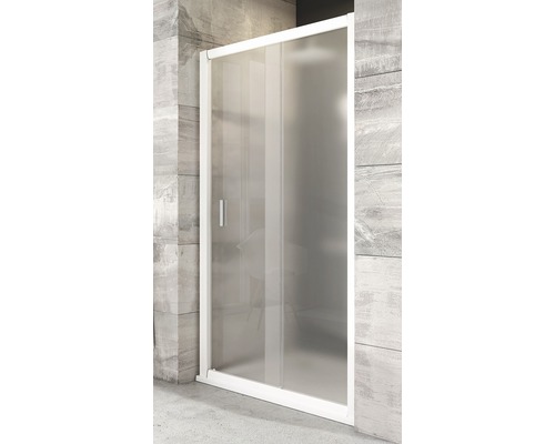 Sprchové dveře RAVAK Blix BLDP2-100 white+Grape 190x97-101 cm 0PVA0100ZG-0