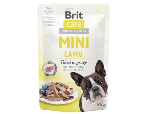 Kapsička pro psy Brit Care Mini LAMB filety ve šťávě 85 g
