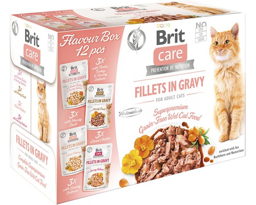 Kapsička pro kočky Brit Care Cat box 12x 85 g (4x3 ks)