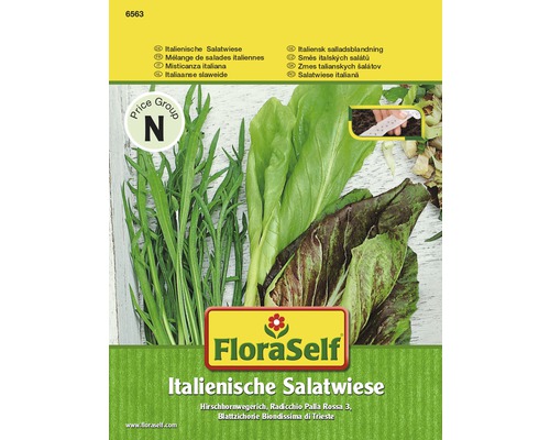 Směs italských salátů FloraSelf výsevní pás 5 m