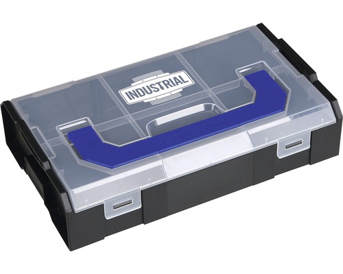 Box na nářadí Industrial L-BOXX Mini 260 x 63 x 156 mm s rozdělovací vložkou černá