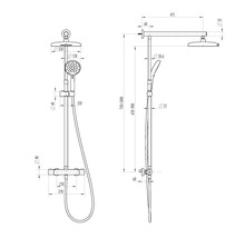 Sprchový systém Avital Treska s termostatickou baterií-thumb-16