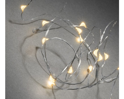 Světelný řetěz Konstsmide Micro 20 LED, jantarové světlo
