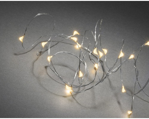 Světelný řetěz Konstsmide Micro 40 LED, jantarové světlo