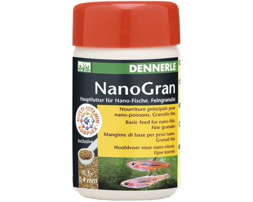 Krmivo pro ryby, granulované Nano krmivo NanoGran, 100 ml