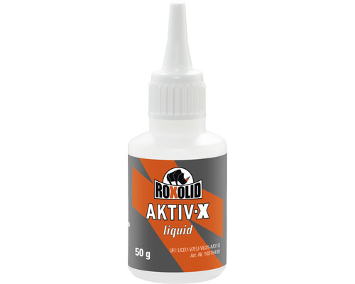 Speciální lepidlo Roxolid AKTIV-X pro okamžité lepení 50g+200ml