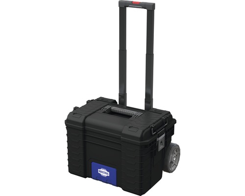 Pojízdný kufr na nářadí Industrial, 14,5 l, černý, 249639