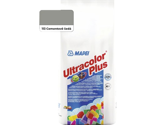 Spárovací hmota Mapei Ultracolor Plus 113 cementově šedá, 2 kg-0