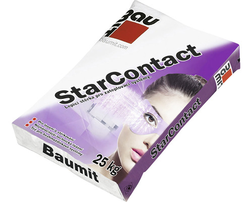 Lepící a stěrková hmota BAUMIT StarContact 25 kg