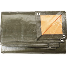 Zakrývací plachta oranžovo-zelená 140gr., 2x3m-thumb-1