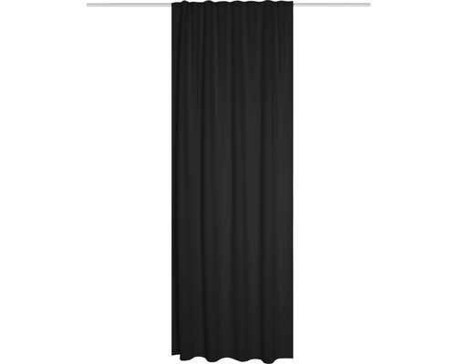 Závěs těžko vznítitelný 140x245 cm černý