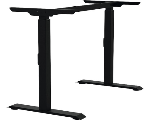 Rám stolu 10stupňový, manuálně výškově stavitelný 670-900 mm, černý