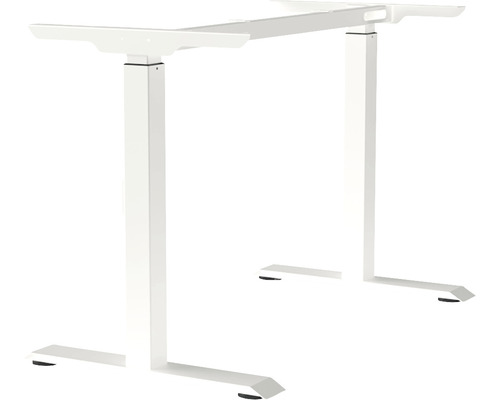 Rám stolu 10stupňový manuálně výškově stavitelný 670-900 mm, bílý