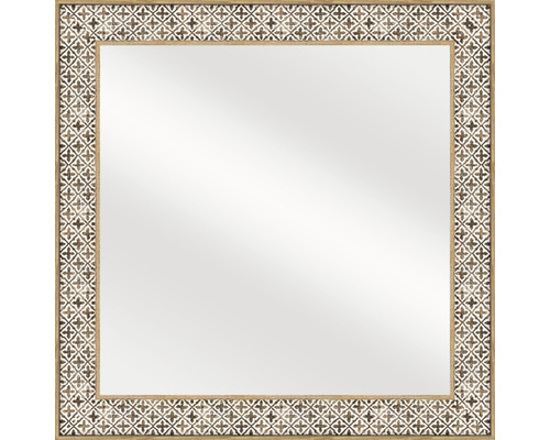 Zrcadlo v dekorativním rámu Shabby 49 x 49 cm