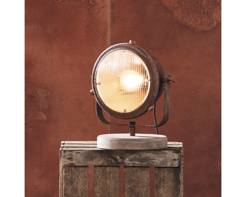 Stolní lampa Brilliant Carmen E27 1x40W rezatá
