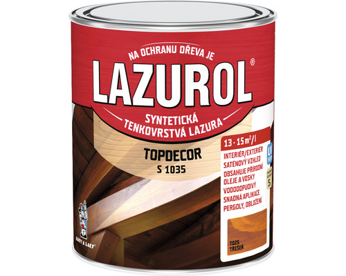 Lazura na dřevo Lazurol Topdecor S1035 T25 třešeň 0,75 l-0