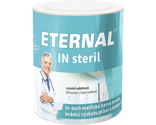 Barva na zeď ETERNAL IN Steril Antiplíseň bílá 1 kg-0