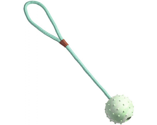 Hračka pro psy Gimborn gumový míč 6,5 cm na šňůře 60 cm