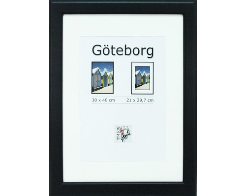 Fotorámeček Göteborg, dřevěný, černý 30x40 cm