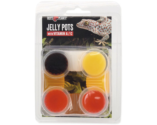 Doplňkové krmivo pro plazy a bezobratlé Repti Planet Jelly Pots Mixed 8 ks-0