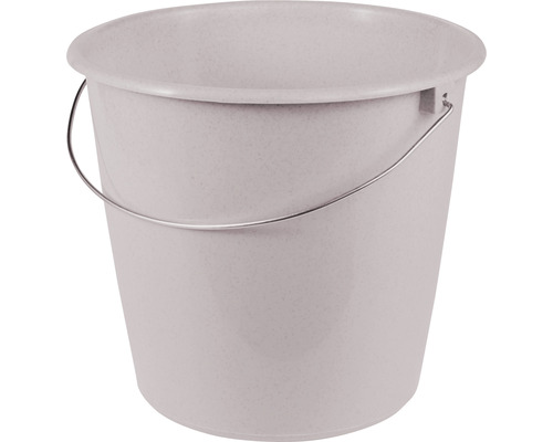 Plastový kbelík 10 L, šedá