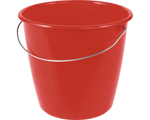 Plastový kbelík 5 L, červená