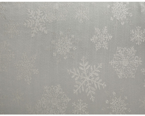Vánoční ubrus Snow stříbrošedý 80x80 cm
