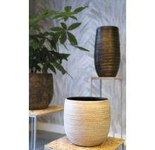 Váza Passion for Pottery Solano hliněná Ø 22 cm x 40 cm černo-zlatá-thumb-4