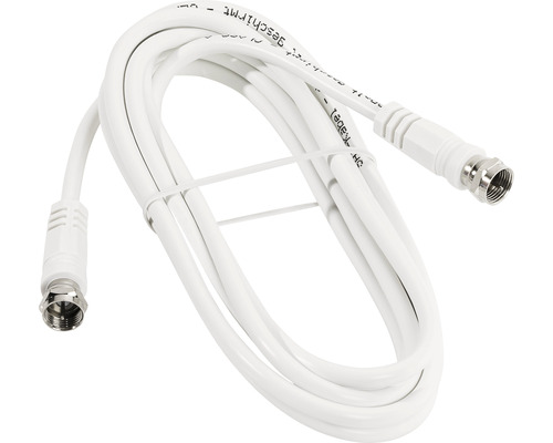 Anténní kabel 2,5m bílý