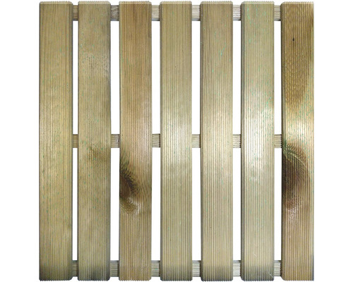 Dřevěná dlaždice 50 x 50 cm impregnovaná