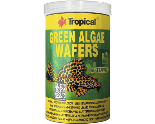 Krmivo pro ryby žijící u dna Tropical Green Algae Wafers 1 l