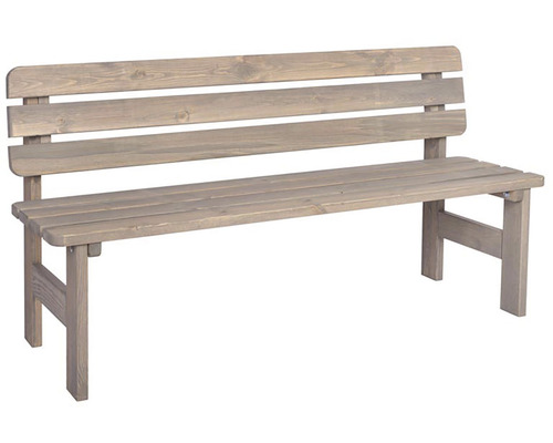 Zahradní lavice dřevěná VIKING 150 cm šedá