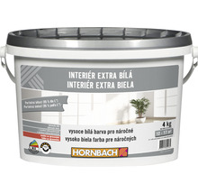 Barva na zeď Hornbach Interiér Extra Bílá 4 kg-thumb-0