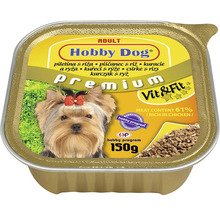Krmivo pro psy Hobby Dog kuřecí/rýže 150 g-thumb-0