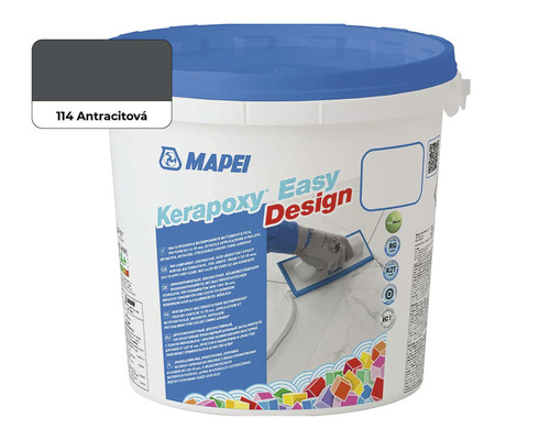Spárovací hmota Mapei Kerapoxy Easy Design 114 antracit 3 kg