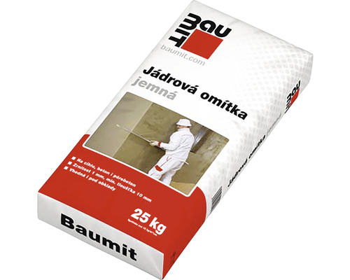 Jádrová omítka BAUMIT univerzální jemná 25 kg šedá