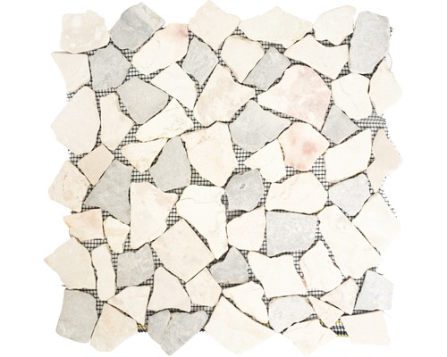 Mozaika z přírodního kamene Ciot 30/4013 30,5x32,5 cm béžová/šedá-0
