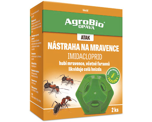 Nástraha na mravence ATAK Imidacloprid domečky 2 ks