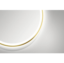 LED zrcadlo do koupelny DSK Bronze Circular 60x60 cm IP 24-thumb-3
